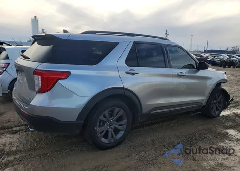 2021 Ford Explorer Xlt z USA, uszkodzony, nr VIN 1FMSK8DHXMGA79350